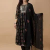 shona black kurta