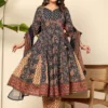 Stylish Anarkali Kurta with Bottom and Dupatta