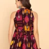 Women Halter Neck Printed Tunic