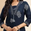 Women Ethnic Motifs Printed Cotton Kurta with Trousers & Dupatta